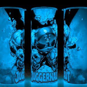 Glow in the Dark Juggernaut X-men Super Villain Comic Book Cup Mug Tumbler 20oz